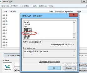 veracrypt硬盘分区加密软件怎么设置中文